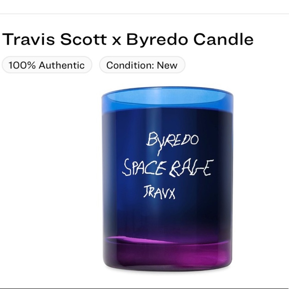 Travis scott scented candle